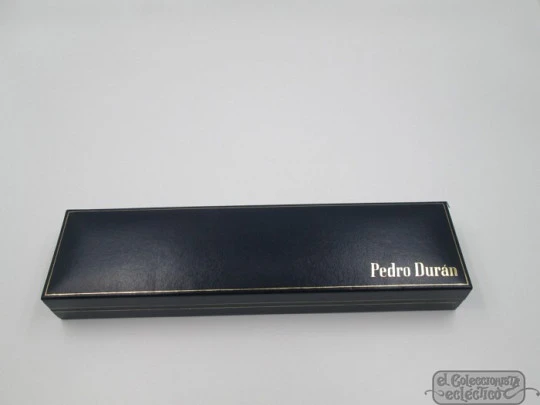Abrecartas caballos. Plata de ley. Pedro Durán. Años 90. Estuche