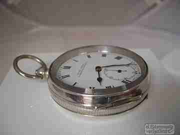 Acme Lever H. Samuel. Sterling silver. Key-wind. Open-face