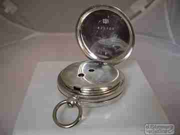 Acme Lever H. Samuel. Sterling silver. Key-wind. Open-face