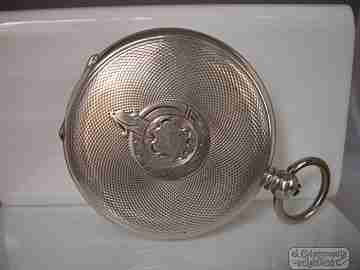 Acme Lever H. Samuel. Sterling silver. Key-wind. Open-face