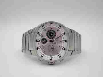 Adolfo Dominguez unisex chronograph. Stainless steel. Quartz. Bracelet. 2013