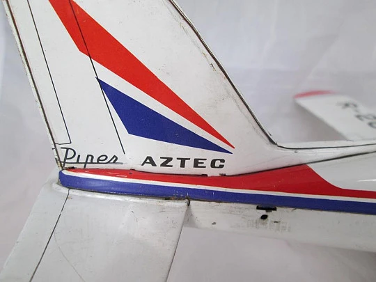 Aircraft. Tinplate. Friction. Rico. 1960's. R-28 Aztec Piper. Spain