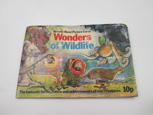 Álbum cromos Maravillas de la vida salvaje. Brooke Bond. 50 estampas color. 1960