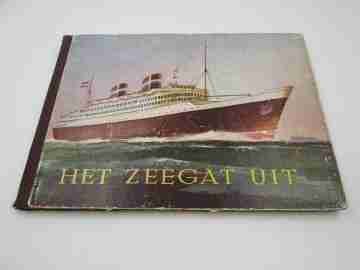 Álbum de cromos Het zeegat uit (Fuera del mar). 1948. Holanda. 96 estampas color