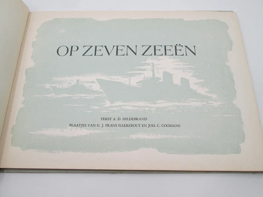 Álbum de cromos Op zeven zeeën Amerika I (En siete mares). 1950. Holanda