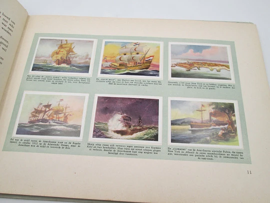 Álbum de cromos Op zeven zeeën Amerika I (En siete mares). 1950. Holanda