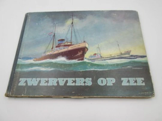 Álbum de cromos Zwervers op zee (Vagabundos en el mar). 1950. Holanda