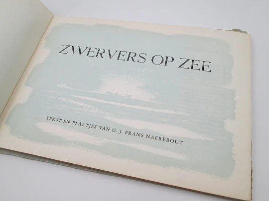 Álbum de cromos Zwervers op zee (Vagabundos en el mar). 1950. Holanda