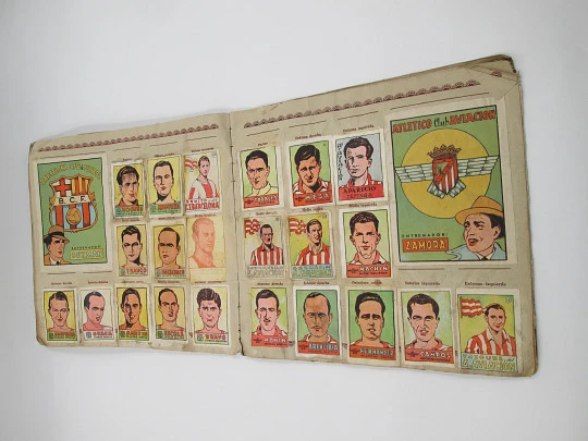 Album Eighth Cards Culture and Sports. Bruguera, 1940. Drop-down