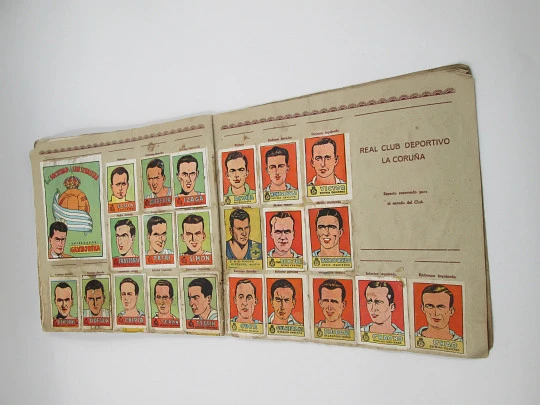 Album Eighth Cards Culture and Sports. Bruguera, 1940. Drop-down