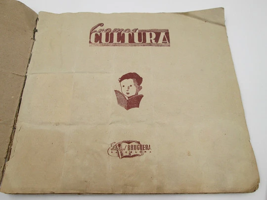 Álbum Octavo Cromos Cultura y Deportes. Bruguera, 1940. Desplegable