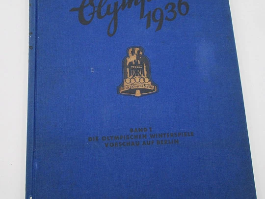 Álbum Olimpiadas de Berlín (1). 1936. 174 cromos y 9 láminas. Mapa