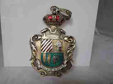 Algete council medal. 925 sterling silver and colours enamel. Cejalvo