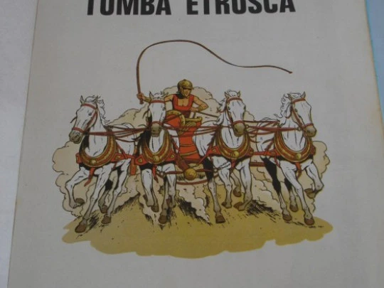 Alix. La tumba etrusca. Oikos-Tau. 1970. Jacques Martin. 1ª edición