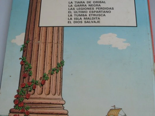 Alix. La tumba etrusca. Oikos-Tau. 1970. Jacques Martin. 1ª edición