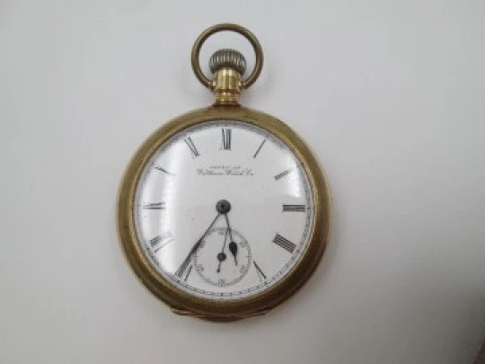 American Waltham. Gold plated. Stem-wind. Porcelain dial. 1920's. USA
