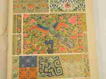 Antique art book. 1920's. 170 prints. Historic styles of ornament