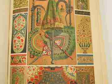 Antique art book. 1920's. 170 prints. Historic styles of ornament