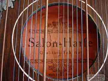 Antique concert zither. Saxony (Germany). Salon-Harfe. Valencia 