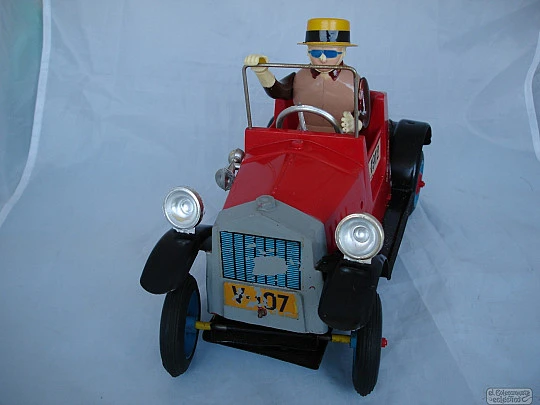 Antique toy race car. Tomasín. Brand Rico. Spain (Ibi). 1970s