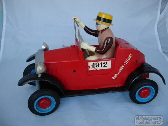 Antique toy race car. Tomasín. Brand Rico. Spain (Ibi). 1970s