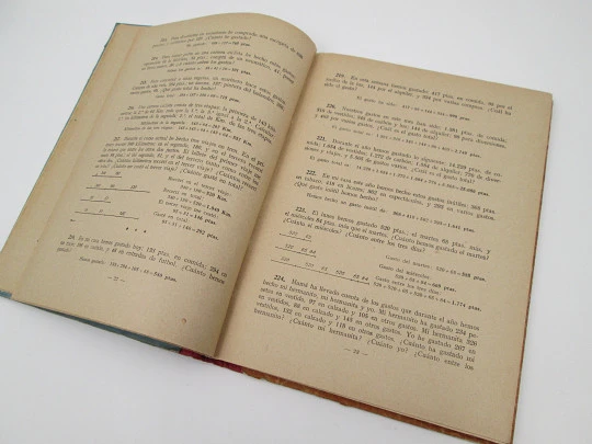 Aritmética Primer Grado. Libro del Maestro. Editorial Luis Vives. Tapas duras. 1951