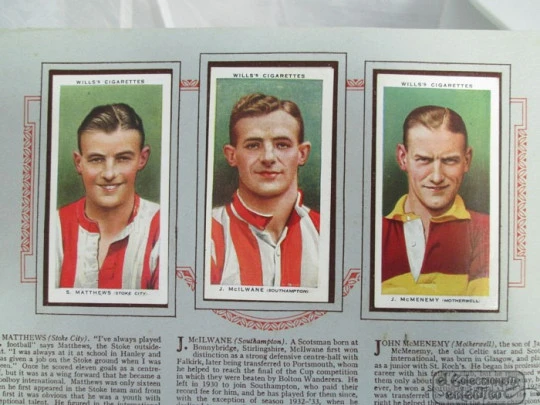 Association footballers 1935-1936. John Player. 1930's. 50 cards