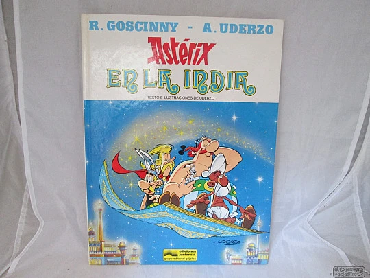 Astérix en la India. 1987. Junior / Grijalbo. 48 Págs. Tapas duras