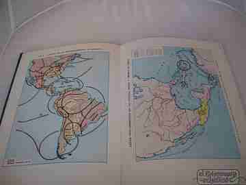 Atlas Historia Universal. 1974. J. Vicens Vives. Teide. Mapas color