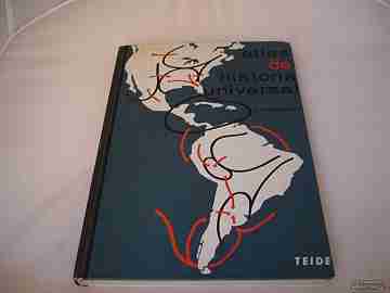 Atlas of History Universal. 1974. J. Vicens Vives. Teide. Colour maps