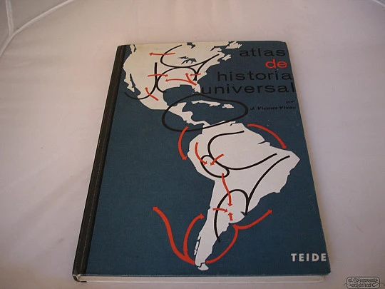 Atlas of History Universal. 1974. J. Vicens Vives. Teide. Colour maps