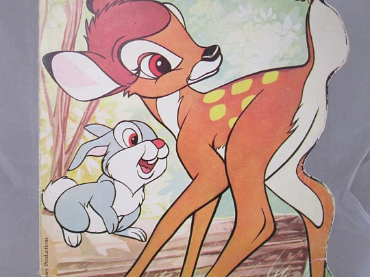Bambi. 1976. Ediciones Toray. Walt Disney. Troquelado