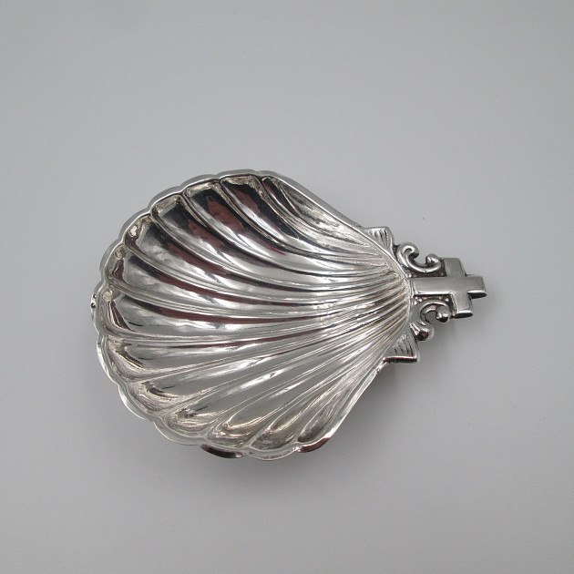 Baptism Shell Latin Cross Sterling Silver Spain 1970s | El ...