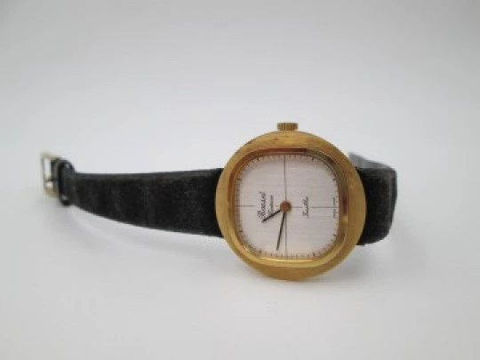 Bassel Fantaisie ladie's watch. Manual wind. 1960's. Steel & gold plated. Swiss