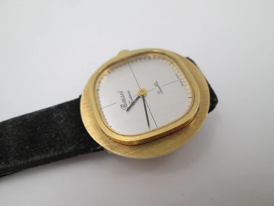 Bassel Fantaisie ladie's watch. Manual wind. 1960's. Steel & gold plated. Swiss