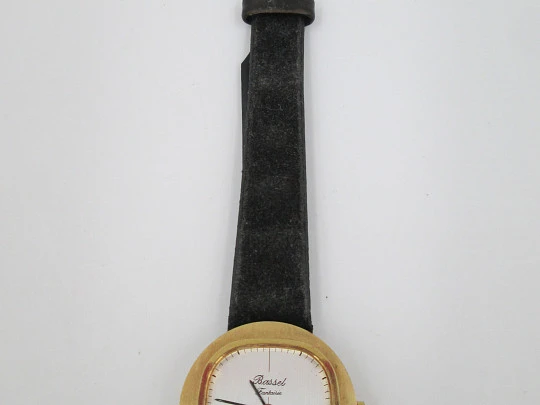 Bassel Fantaisie ladie's watch. Manual wind. 1960's. Steel & gold plated. Swiss