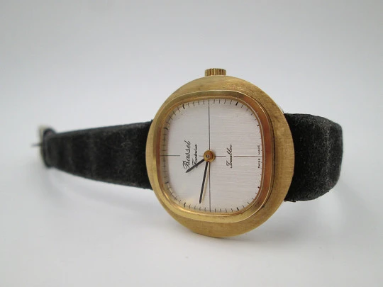 Bassel Fantaisie ladie's watch. Manual wind. 1960's. Steel & gold plated. Swiss
