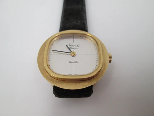 Bassel Fantaisie ladie's watch. Manual wind. 1960's. Steel & gold plated. Swiss