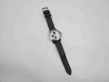 Baume & Mercier Capeland chronograph. Automatic. Steel. Calendar. Box. 2000's