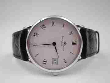 Baume & Mercier Classic unisex wristwatch. 18k white gold. Quartz. 1990's