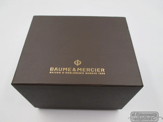 Baume & Mercier Clifton chronograph. Automatic. Box. Steel. Day and date