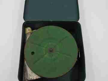 Bing Pigmyphone children's toy phonograph. Lithographed tinplate