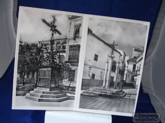 Block 10 postales. Vistas Sevilla. Heliotipia Artística. 1940