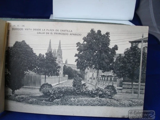 Block 30 postales Recuerdo Burgos. Editorial Hauser y Menet. 1906