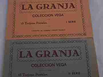 Blocks postales La Granja. 1º Siglo XX. Hauser y Menet. Colección Vega