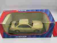 BMW 635 SCi miniature metal car. Anson. 1:18 scale. Original box. Hong-Kong. 1980's