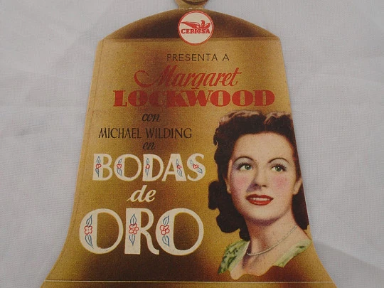 Bodas de oro. Harold French. Troquelado. 1948. Campana. Color