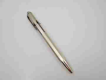 Boehme & Company quadricolor mechanical pencil. Gold plated. Guilloche. 1940's. Germany