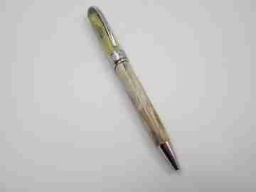 Bolígrafo Visconti Van Gogh. Resina marmolizada traslúcida perla. 2008