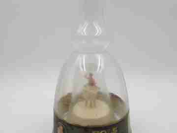 Bols ballerina wind-up musical bottle. 1950's. Apricot Brandy. Holland